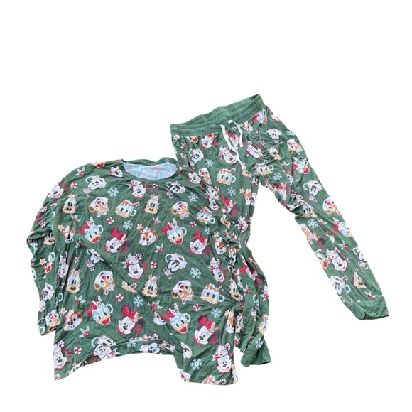 Magical Little Babes Disney Christmas Bamboo Womens Pajama Set - Picture 1 of 5